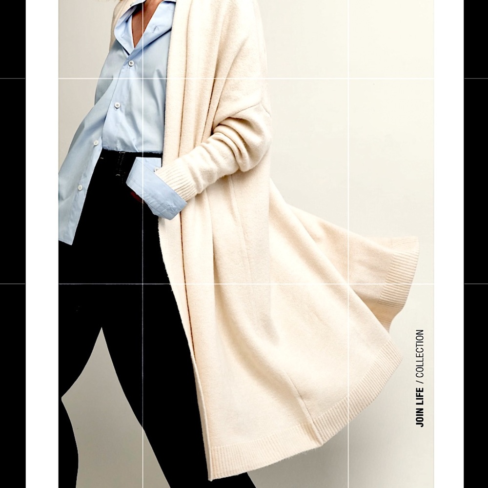 Zara Knit Long Cardigan